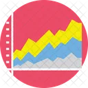 Visualizzazione del grafico ad area  Icon