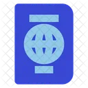 Visum Personalausweis Bank Symbol