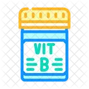 Vitamin B Vitamin Jar Vitamin Pills Icon