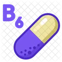 Symbol Vitamin B Medizin Gesundheit Symbol