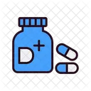 Vitamin Bottle  Icon