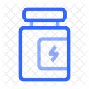 Vitamin Bottle Gym Exercise Icon