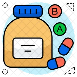 Vitamin bottle  Icon