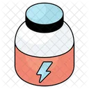 Vitamin Bottle Vitamin Jar Supplement Icon