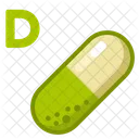 Icon Vitamin D Medicne Health Icon