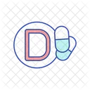 Vitamin D Supplement Icon
