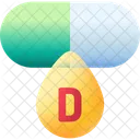 Vitamin D Nutrition Nutrient Icon
