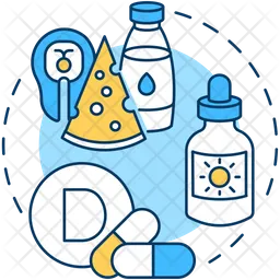 Vitamin D intake  Icon