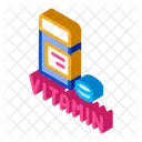 Vitamin Pills Package Icon