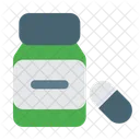 Vitamin Pill Vitamin Jar Organic Icon