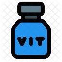 Vitamin Pill Vitamin Jar Organic Icon