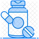 Vitamine Pharmakologie Pillen Symbol