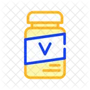 Vitaminflasche  Symbol
