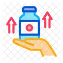 Vitamins Jar Medicine Jar Vitamins Icon