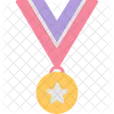 Medalha Emblema Premio Ícone