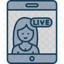 Vivir Nuevo Tableta Video Icono
