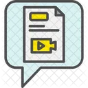 Vlog Document Chat Icon