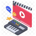 Vlog Services Video Tutorial Video Guide Icon