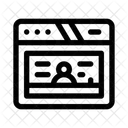 Vlogger Browser Webpage Icon