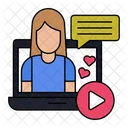 Video Vlog Comments Icon