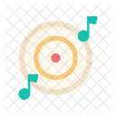 Vnyl Music Disk Icône