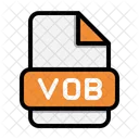 Vob File Document Icon