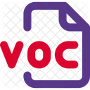 Voc File Audio File Audio Format Icon