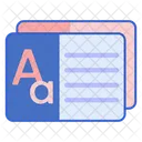 Vocabulary Dictionary Book Icon