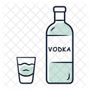 Vodka Bottle Shot Icon