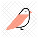 Vogel Tier Spatz Symbol