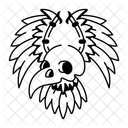 Vogelschädel  Symbol