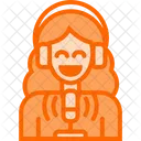Voice Woman Support Icon