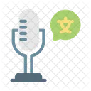 Voice Recording Language Icon