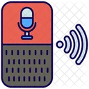 Voice Assistant Technology Device Icon