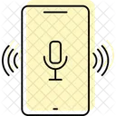 Voice Assistant Color Shadow Thinline Icon Icon