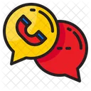 Chat Message Call Icon