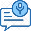 Voice Chat Communication Signal Icon