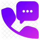 Voice Chat Call Phone Message Icon