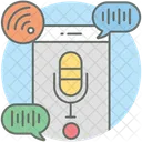 Voice Control Voice Note Mobile Recorder Icon