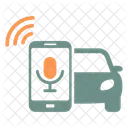 Voice Control Car Voice Assistant Icon