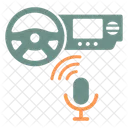 Voice Control Voice Recognition Car Icon