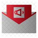 Mail Speaker Message Icon