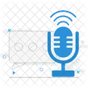 Voice Message Communication Technology Icon