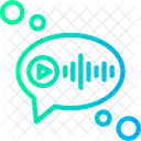 Voice Message Audio Message Vocal Communication Icône