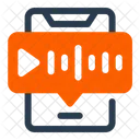 Voice Note Recording Playback Icon