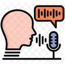 Voice Recognition Voice Command Identification Icon