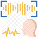 Voice Recognition Sound Waves Recognition Icon