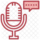 Voice Recognition Recording Communications Icon