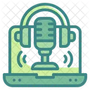 Voice Recording Podcast Record Icon
