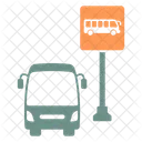 Voie De Bus Route Bus Icône